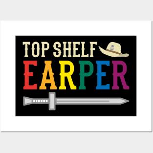 Top Shelf Earper (Rainbow Text) - Wynonna Earp Posters and Art